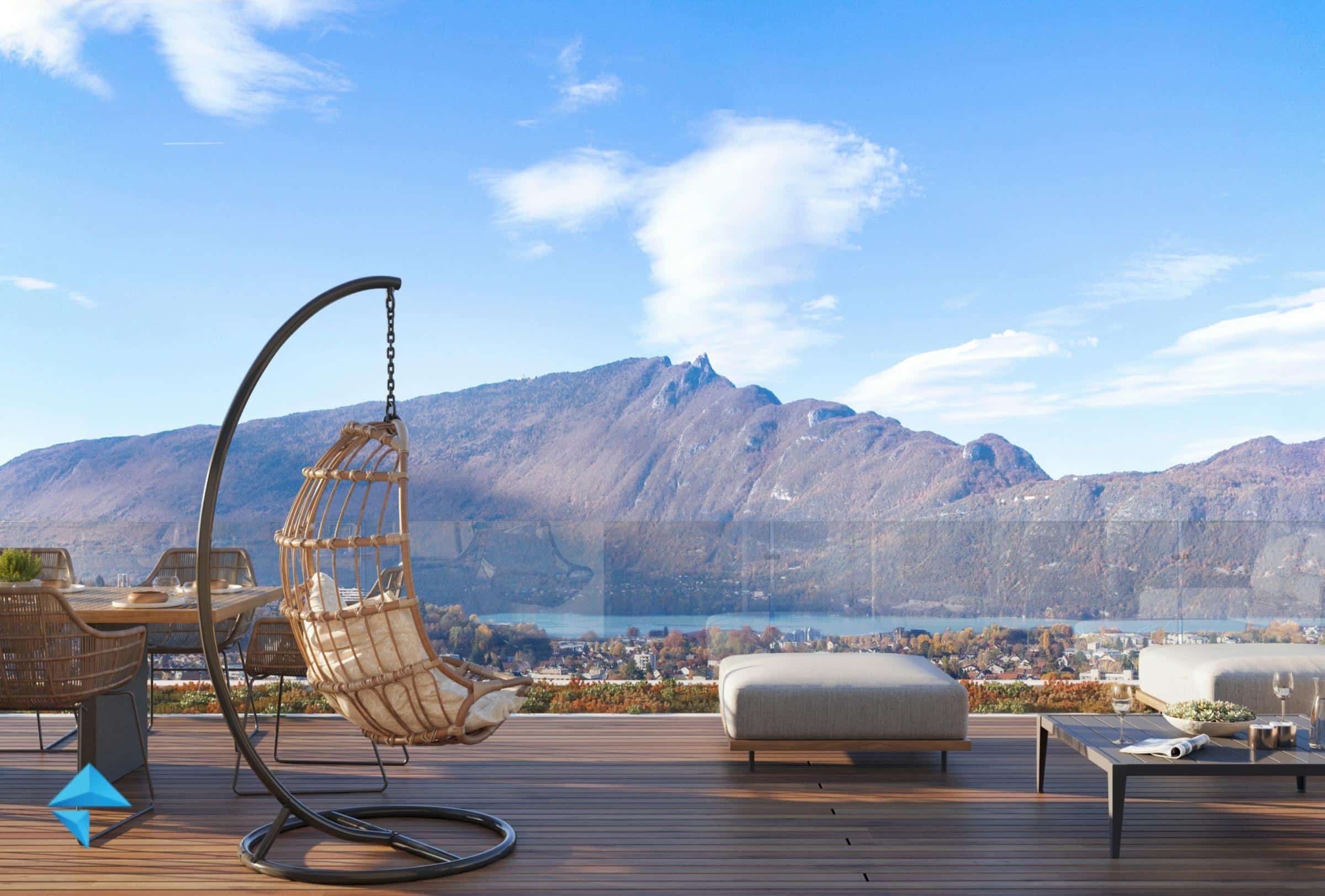 perspective 3d terrasse