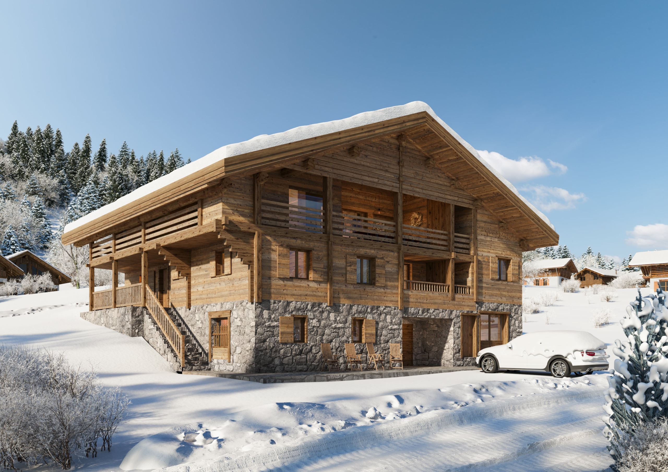 chalet 3d