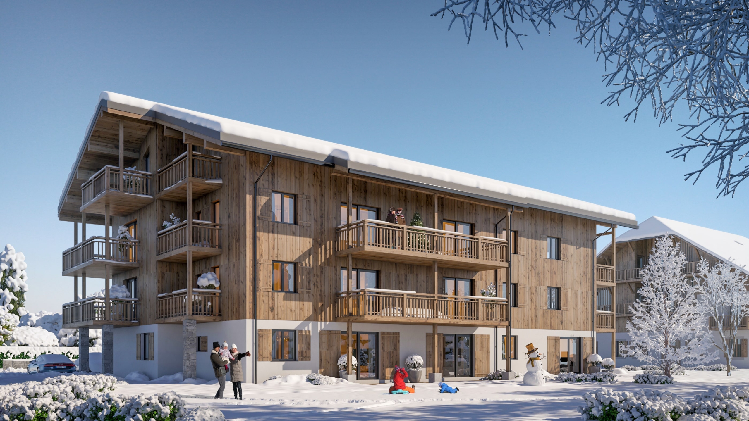 image 3d chalet