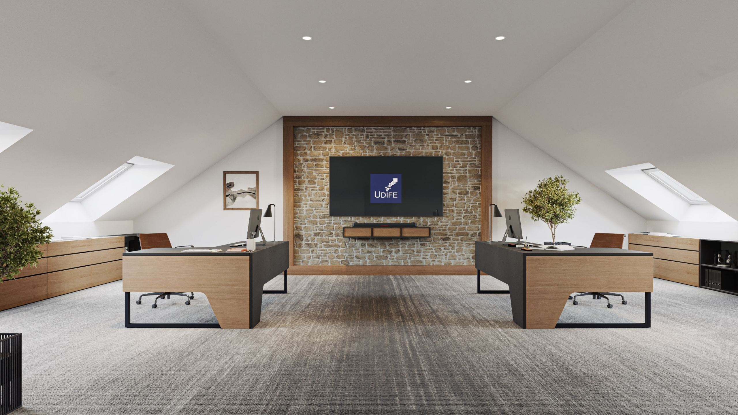 interieur 3d bureaux