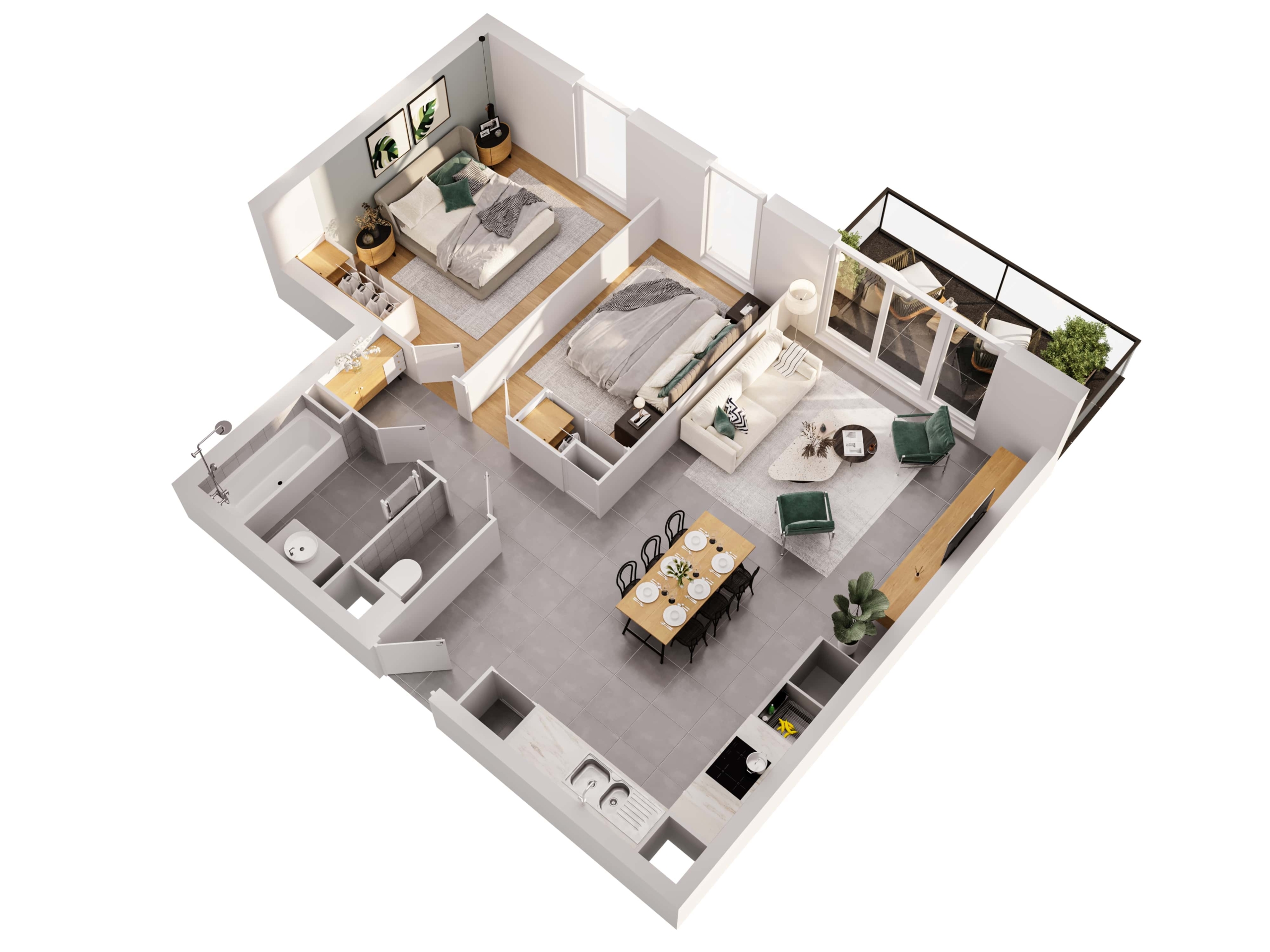 plan de vente 3d