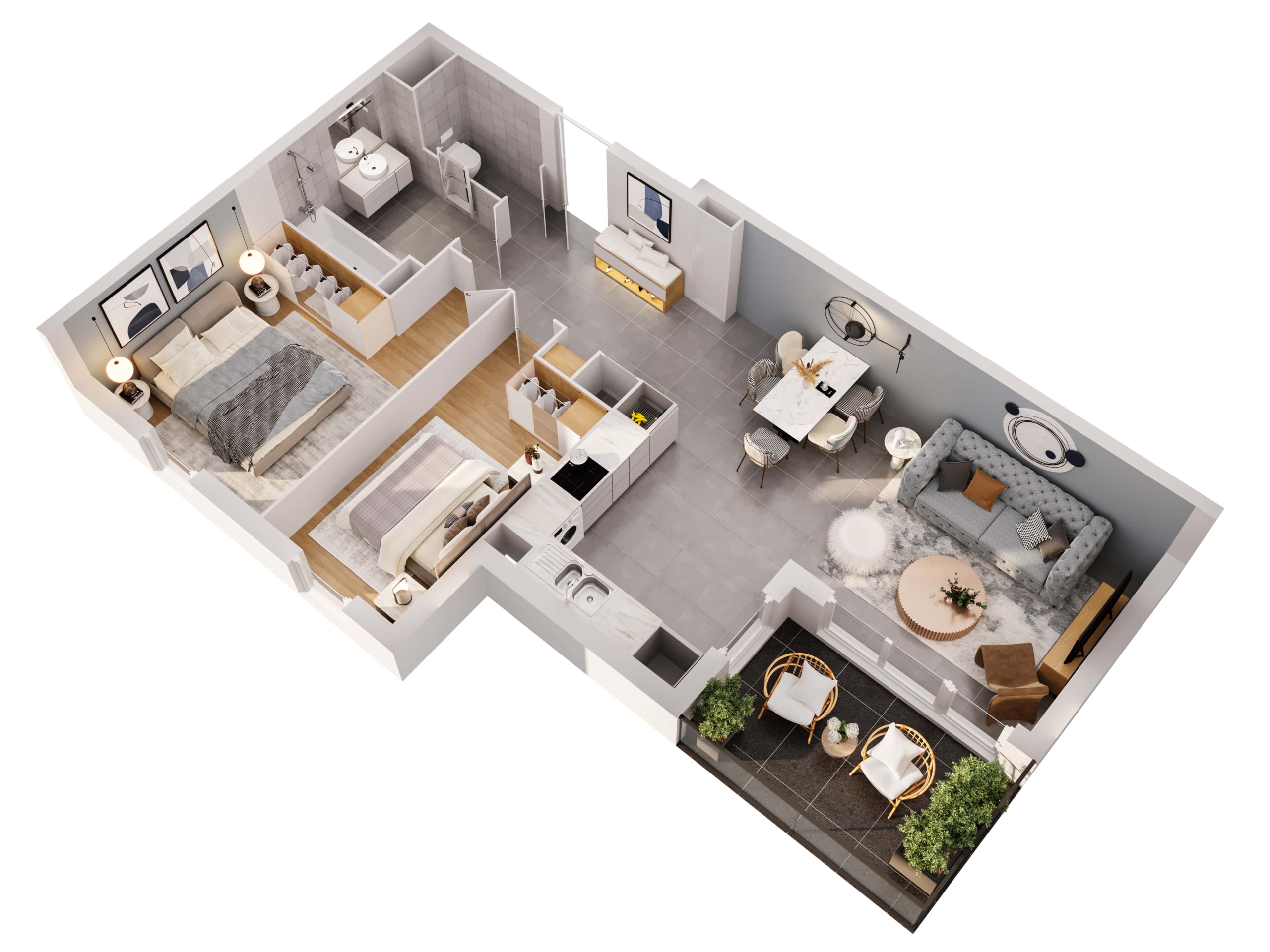 plan de vente 3d