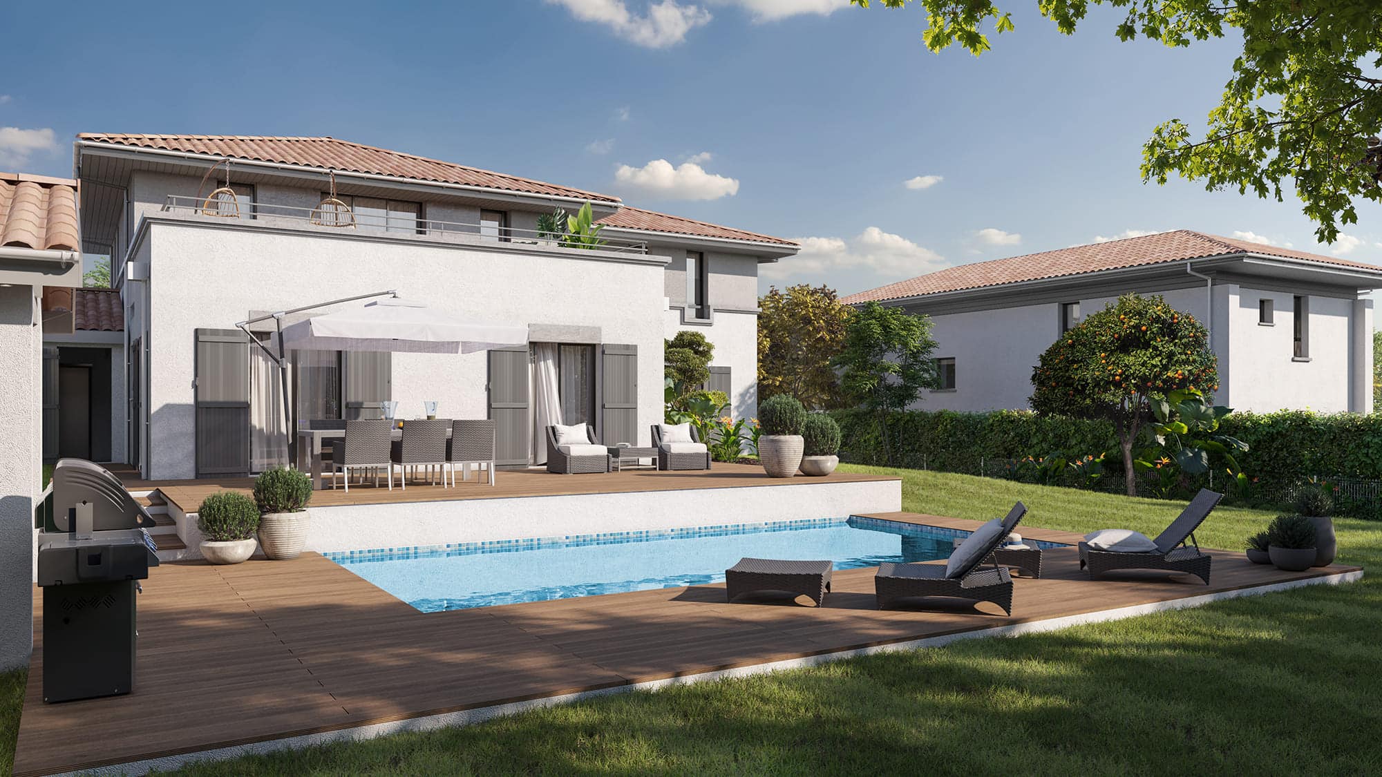 rendu maison 3d
