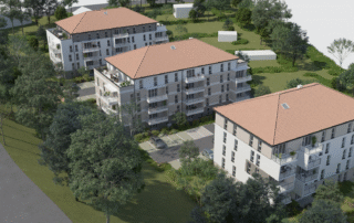 Maquette orbitale 3d avec gestion des lots