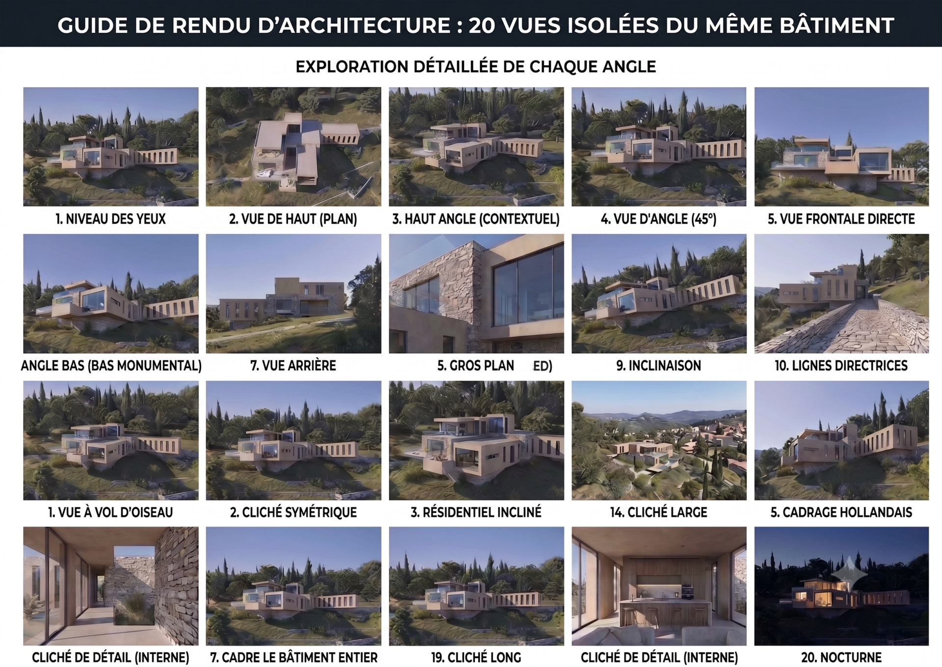 guide-20-angles-de-vue-rendu-architecture-3d Infographie des 20 angles de vue et perspectives pour un rendu d'architecture 3D par imagedoing.